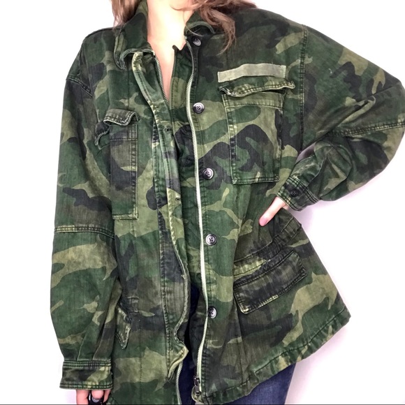 Camo Military Jacket 